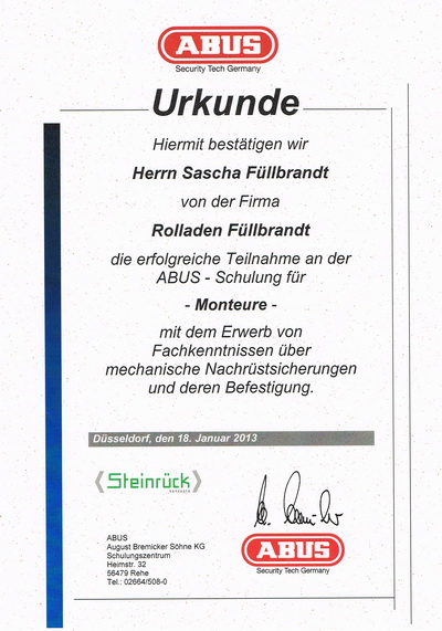 Fortbildung Abus Fortbildung Abus